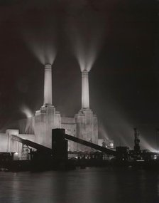Battersea Power Station, London, c1955. Creator: Arthur Charles Kirby Ware.
