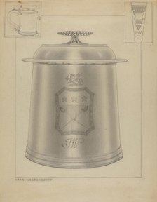 Silver Tankard, c. 1936. Creator: Hans Westendorff.