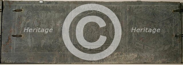 Panels from a Funerary Couch (Guanchuang), Northern Wei dynasty (386-535); c. 525. Creator: Unknown.