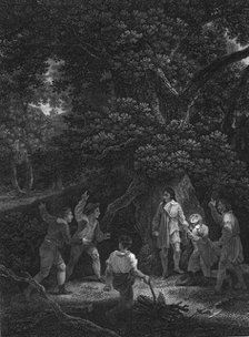 'Charles II in the Forest of Boscobel, 1651', (1800). Artist: Unknown.