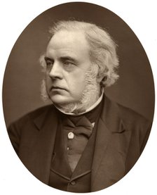 Right Hon John Bright, MP for Birmingham, 1876.Artist: Lock & Whitfield