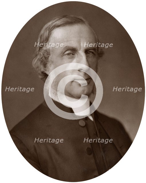 Rev Edward Hayes Plumptre, DD, Dean of Wells, 1883.Artist: Lock & Whitfield