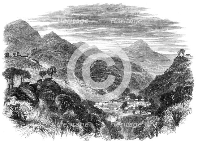 The War in Bhootan: view of Buxa Dooars, 1865. Creator: Unknown.