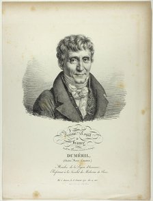 Portrait of André-Marie-Constant Duméril, 1822. Creator: Julien Leopold Boilly.
