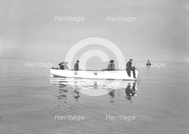 Wolseley Motor Co launch with ladies on board. Creator: Kirk & Sons of Cowes.