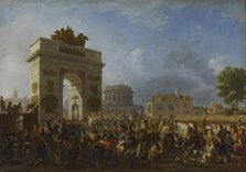 Entry of the Imperial Guard into Paris at the Barrière de Pantin, 25 November 1807, ca 1808.