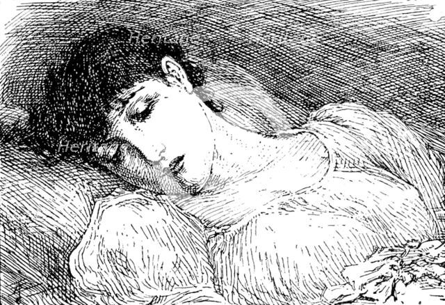 "Daydreams", G. H. Boughton, A.R.A. - Grosvenor Academy, 1890.  Creator: Unknown.