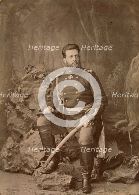 Portrait of Grand Duke Vladimir Alexandrovich of Russia (1847-1909), ca 1878.