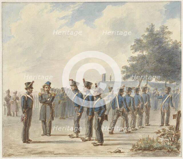 Rural militia, 1830, (1834).  Creator: Gerret Jasink van de Poll.