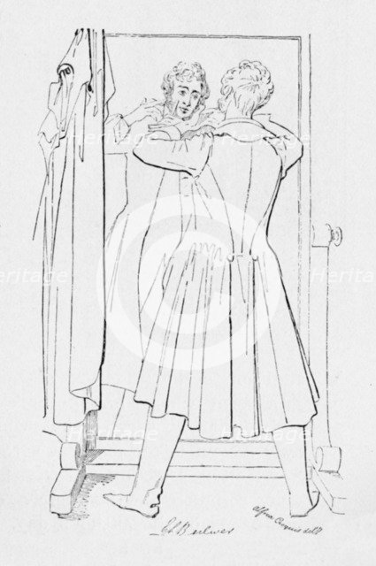 'Edward Bulwer, Lord Lytton', c1835, (1904). Artist: Alfred Crowquill.