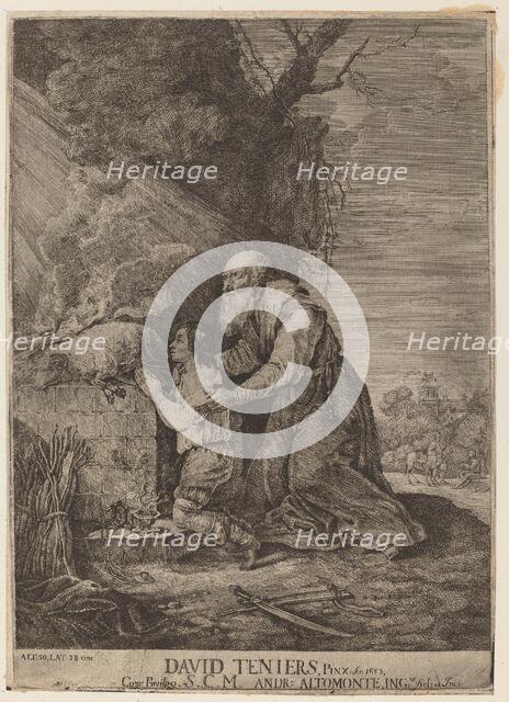 Sacrifice of Isaac. Creator: Andreas Altomonte.