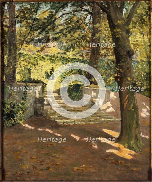 Old Waters of Passy (Delessert park), 1911. Creator: Georges-Emile Carette.