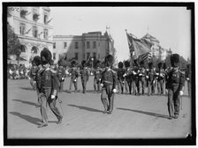 Parade On Pennsylvania Ave - Marching Band, between 1910 and 1921. Creator: Harris & Ewing.