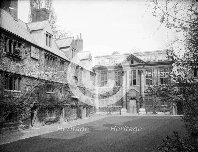 St Edmund Hall, Front Quad, Oxford, Oxfordshire, 1885. Artist: Henry Taunt