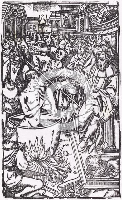 The Martyrdom of a Saint. Creator: Unknown.