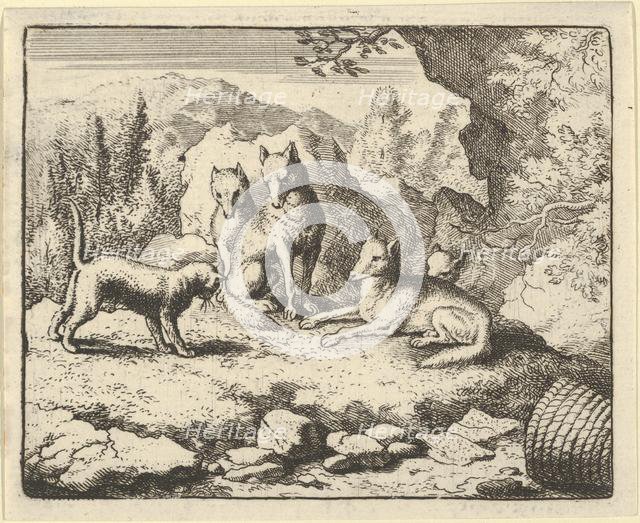 The Cat Calls Renard to Appear before the Tribunal, 1650-75. Creator: Allart van Everdingen.