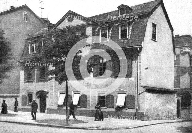 Schiller's house, 'German Athens', Germany, 1922. Artist: Unknown