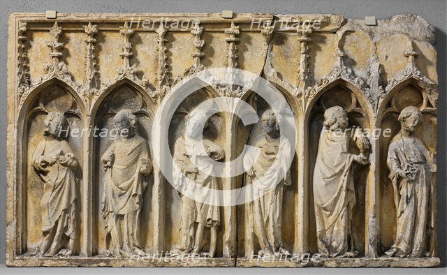 Six Apostles from Retable, French, late 14th century. Creator: Unknown.