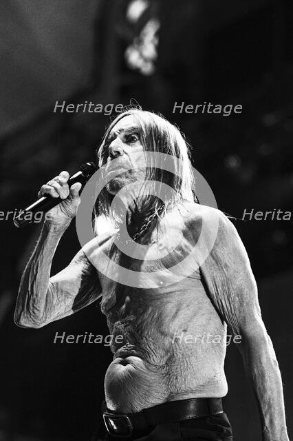 Iggy Pop performing live at the Alexandra Palace, London, 28 May 2025. Creator: Annapaola Marchesani.
