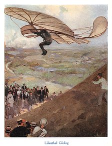 Otto Lilienthal, German aeronaut, early 20th century. Artist: Unknown