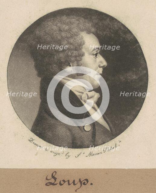 Loup, 1803. Creator: Charles Balthazar Julien Févret de Saint-Mémin.