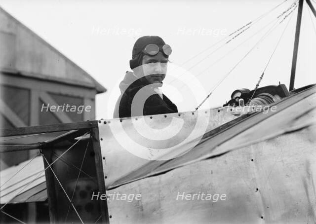 Miss Bernetta Miller, Moissant [sic] Aviatrix - In Bleriot Plane, 1911. Creator: Harris & Ewing.