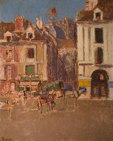 La Rue Notre Dame And The Quai Duquesne, 1902. Creator: Walter Richard Sickert.