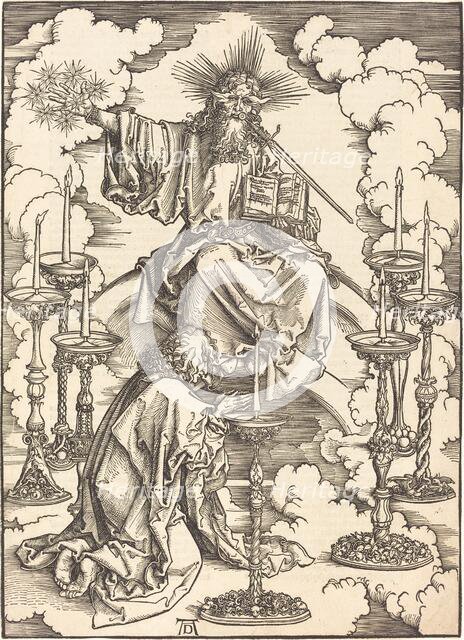 The Vision of the Seven Candlesticks, probably c. 1496/1498. Creator: Albrecht Durer.