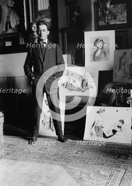 Jas. Montgomery Flagg, between c1910 and c1915. Creators: Bain News Service, George Graham Bain.