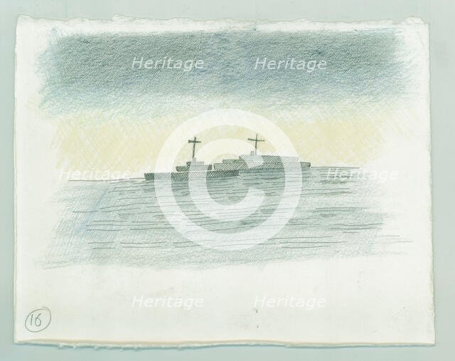 German naval bombardment of Scarborough, North Yorkshire, 1914 (2014). Creator: Judith Dobie.