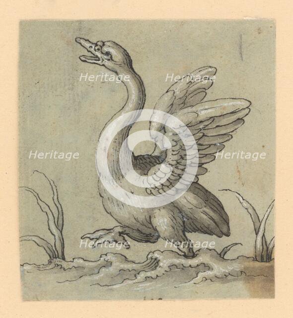 Walking swan, 1601/1700. Creator: Unknown.