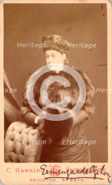 Ermengarde Ozilor, between 1855 and 1860. Creator: Charles Hawkins.