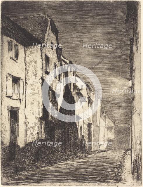 Street at Saverne, 1858. Creator: James Abbott McNeill Whistler.