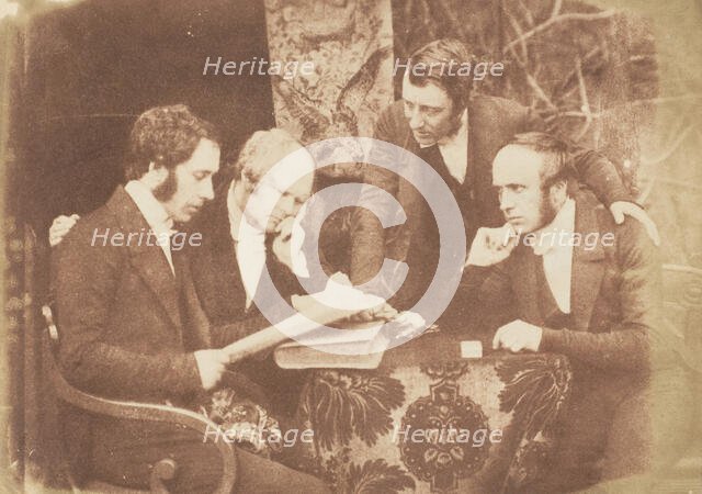 Alexander of Duntocher, McMillan of Cardross and Two Others, 1843-47. Creators: David Octavius Hill, Robert Adamson, Hill & Adamson.