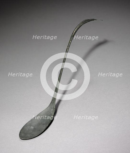 Spoon with Fish-Tail Design, 918-1392. Creator: Unknown.