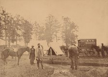New York Herald Correspondents in Field, 1862. Creator: Unknown.