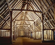 Interior of Prior's Hall Barn, Widdington, Essex, c2000s(?). Artist: Unknown.