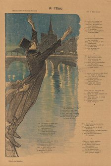 Gil Blas Illustré: At the Water's Edge (A lEau), 1896. Creator: Théophile Alexandre Steinlen (Swiss, 1859-1923).