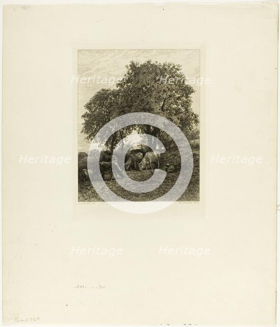 The Rest, c. 1865. Creator: Charles Emile Jacque.