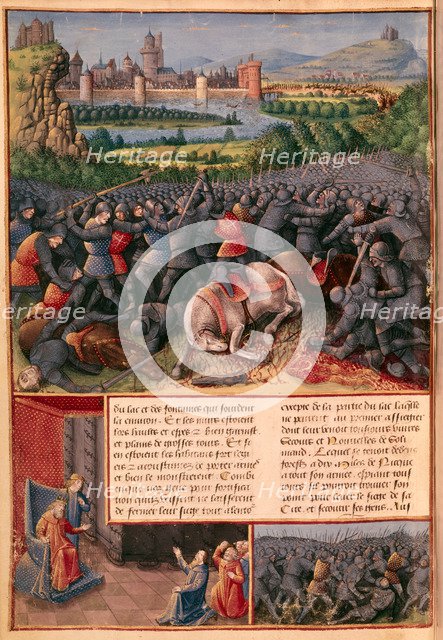Scenes from the First Crusade, 1096-1099 (c1490). Artist: Sebastian Marmoret