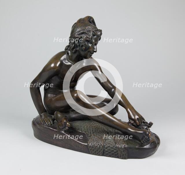 Neapolitan Fisherboy, late 19th century. Creators: Francois Rude, Ferdinand Barbedienne.