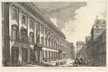 View of the Palazzo Odeschali, from Vedute di Roma (Roman Views), ca. 1753. Creator: Giovanni Battista Piranesi.