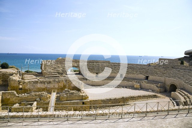 Roman amphitheatre, Tarragona, Catalonia, Spain, 2007. Artist: Samuel Magal