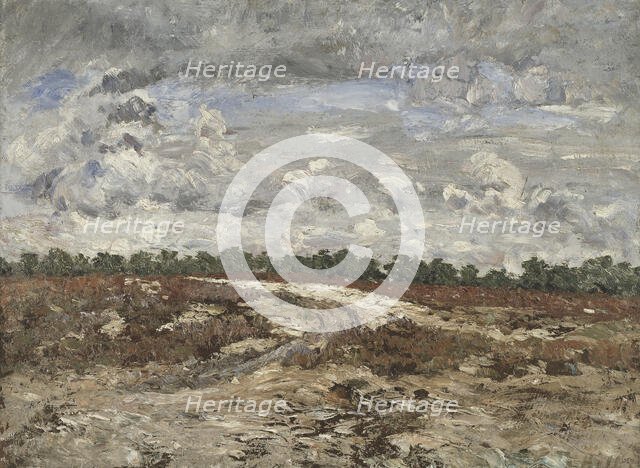 Wild Country in the Forest of Fontainebleau, 1876. Creator: Carl Fredrik Hill.