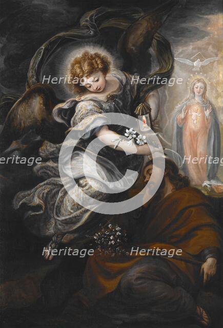 The Dream of St Joseph, about 1665. Creator: Francisco Rizi.