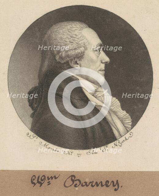 William Stevenson Barney, 1798. Creator: Charles Balthazar Julien Févret de Saint-Mémin.