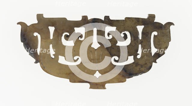 Dragon Pendant, Eastern Zhou dynasty, (c. 700-256 B.C.), c.4th century BC.  Creator: Unknown.