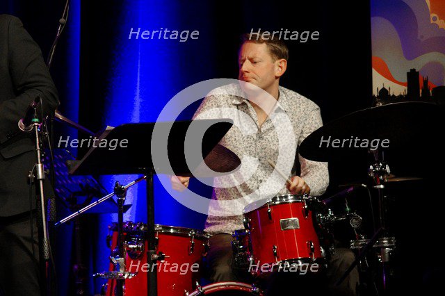 James Maddren, Ropetackle Arts Centre, Shoreham, West Sussex, Jan 2016. Artist: Brian O'Connor.