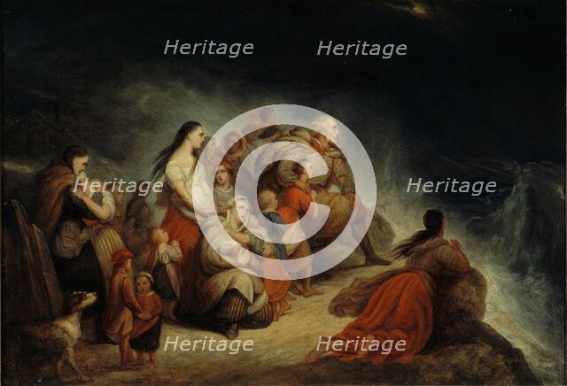 La Tempête, ca 1820. Creator: Scheffer, Ary (1795-1858).