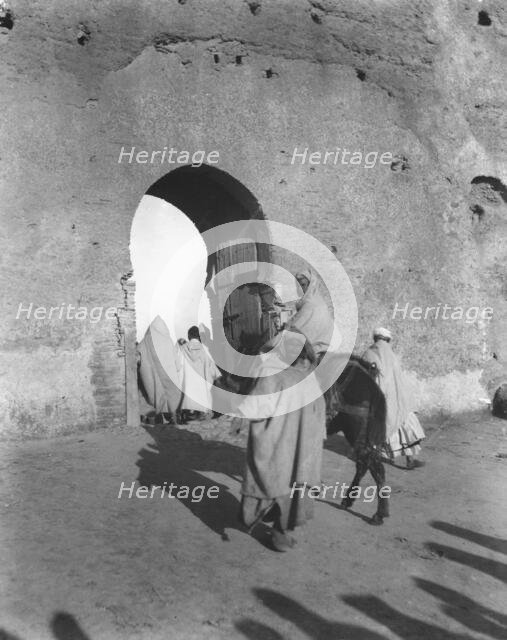 Travel views of Morocco, 1904. Creator: Arnold Genthe.